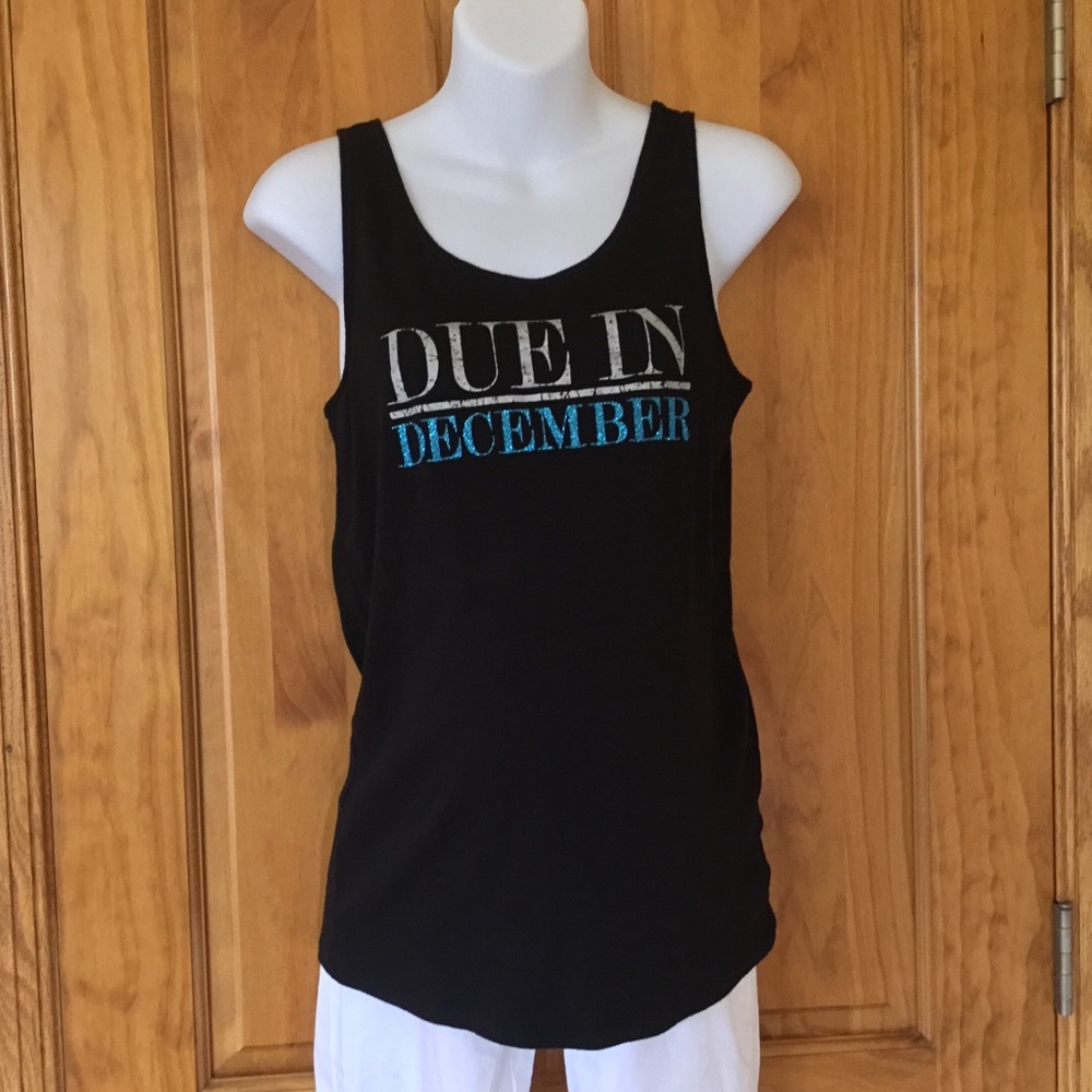 Due in December Maternity tank